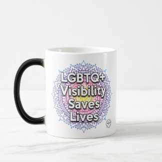 Queer Visibility Saves Lives Morphing Mug