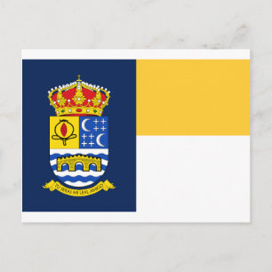 Quéntar (Spain) Flag Postcard