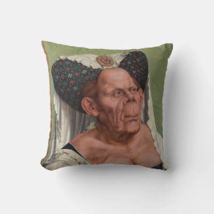 Quentin Matsys - A Grotesque Old Woman Cushion