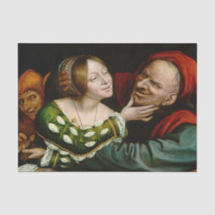 Quentin Matsys - Matched Lovers Tissue Paper