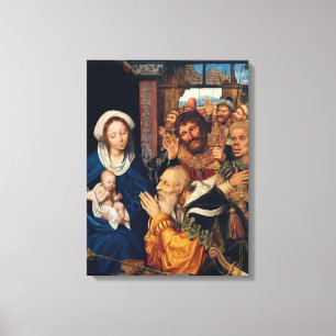 Quentin Matsys - The Adoration of the Magi Canvas Print