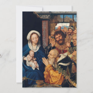Quentin Matsys - The Adoration of the Magi Invitation
