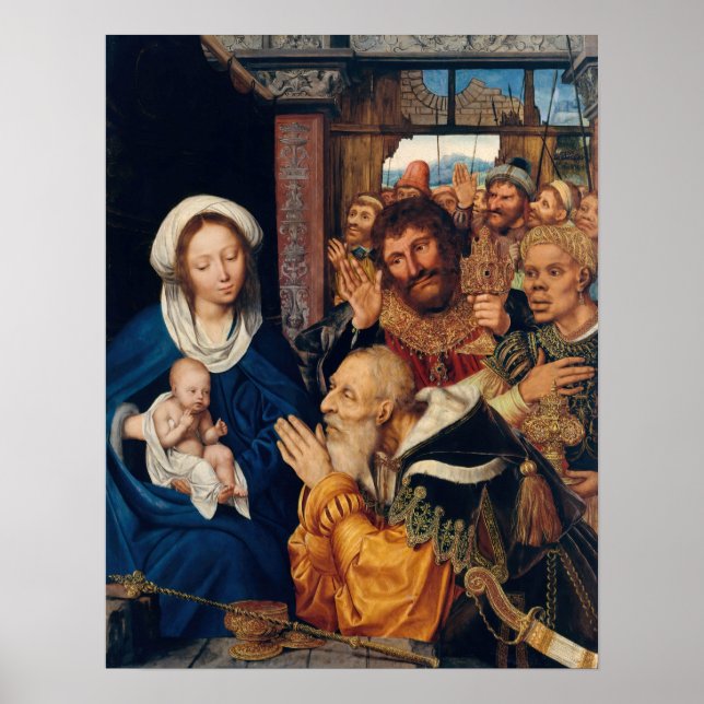 Quentin Matsys - The Adoration of the Magi Poster (Front)