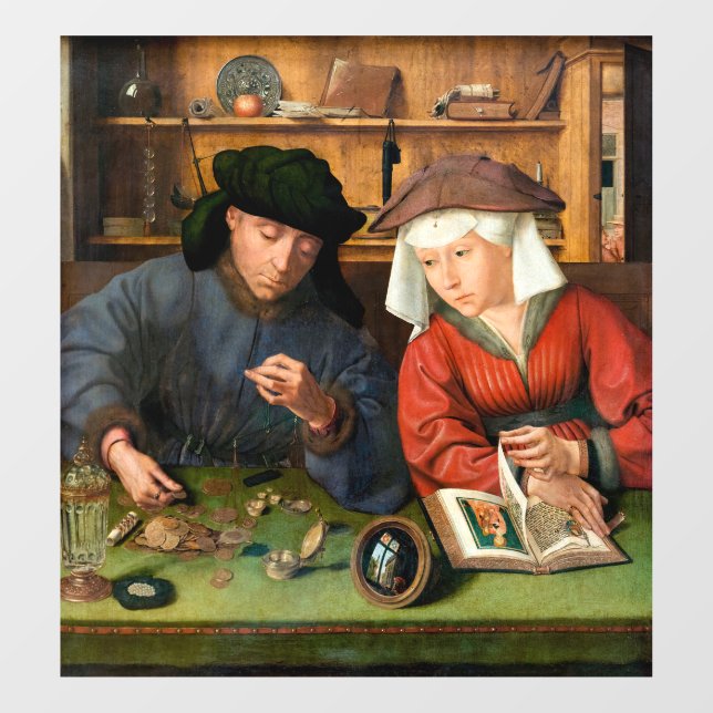 Quentin Matsys - The Moneylender and His Wife (Sheet)
