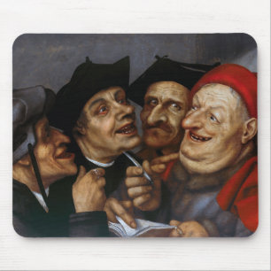 Quentin Matsys - The Purchase Agreement Mouse Pad