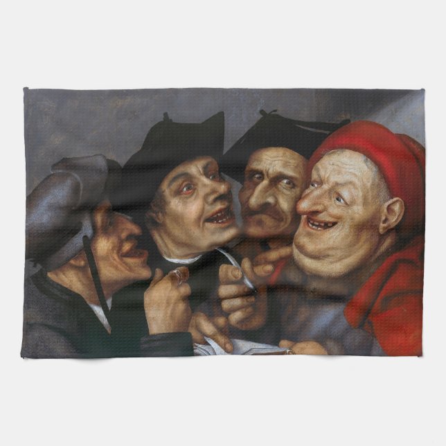 Quentin Matsys - The Purchase Agreement Tea Towel (Horizontal)