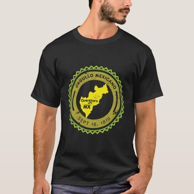 Queretaro State Mexico Emblem T-Shirt (Front)