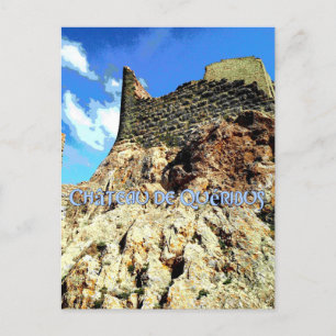 Queribus fortress poster postcard