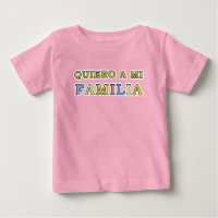 Querio a mi Familia Español Love My Family Spanish