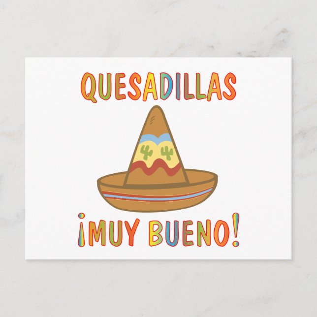 QUESADILLAS POSTCARD (Front)
