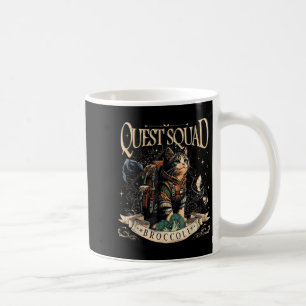 Quest Fantasy Squad Broccoli Kitten Funny Cat Coffee Mug