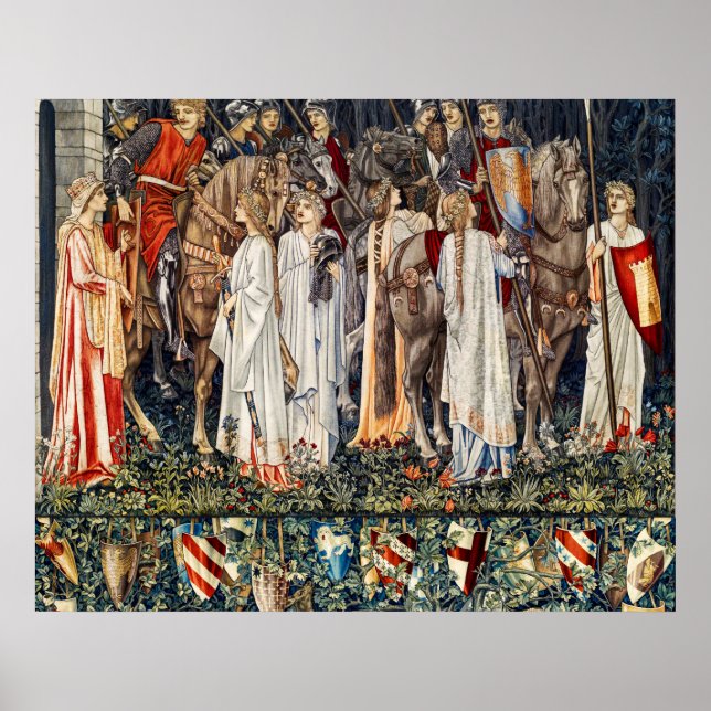 Quest for Holy Grail, Arming,Departure of Knights Poster (Front)