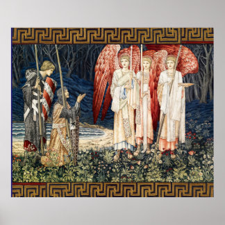 Quest for Holy Grail,Vision of Angels to Perceval Poster