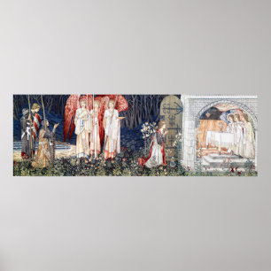 Quest for the Holy Grail, William Morris Poster
