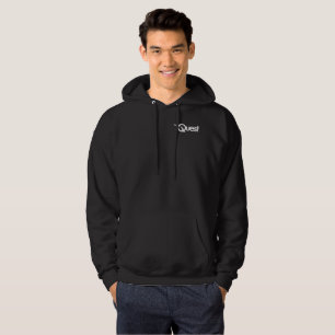 Quest Logo Adult Hoodie Black