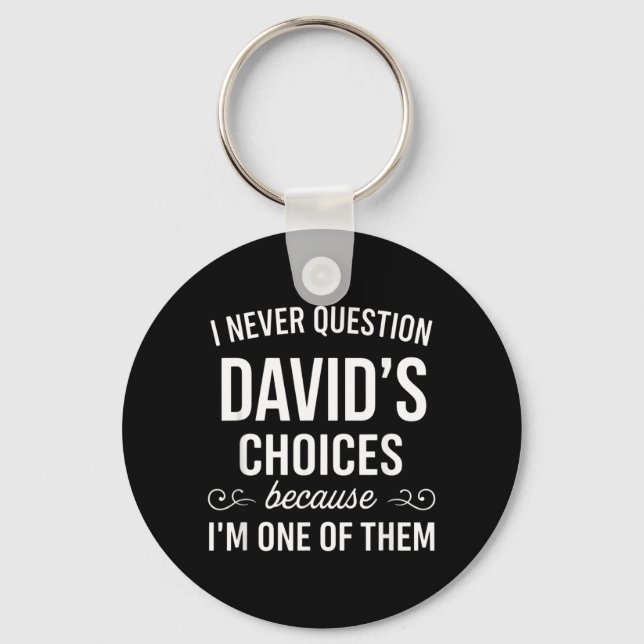 Question Dstudent Success Programs Choices Funny Key Ring (Front)