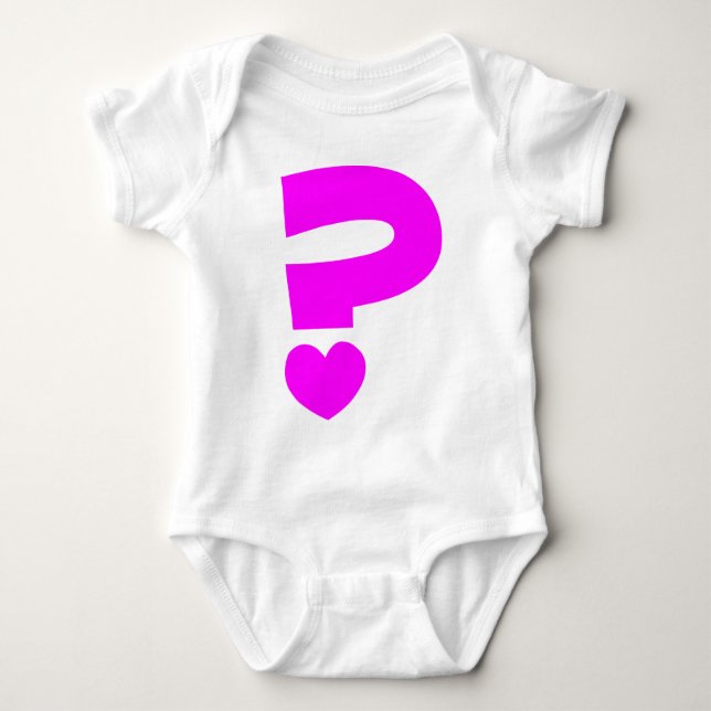 Question Mark Baby Bodysuit (Front)