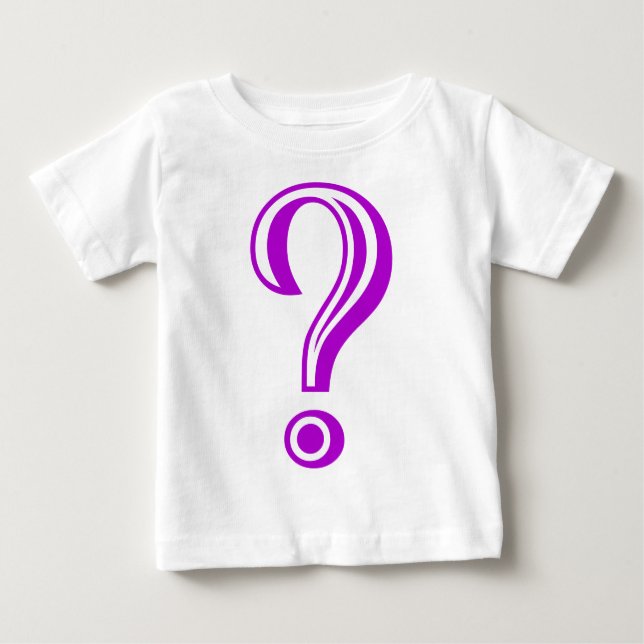 Question Mark Chiseled Baby T-Shirt (Front)
