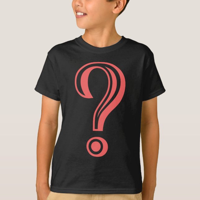 Question Mark Chiseled T-Shirt (Front)
