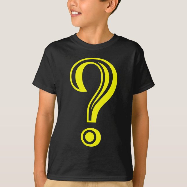 Question Mark Chiseled T-Shirt (Front)