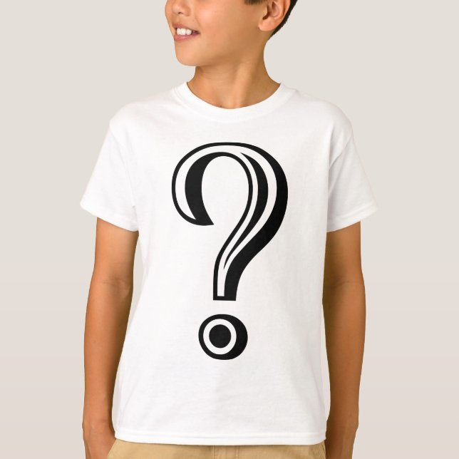 Question Mark Chiseled T-Shirt (Front)