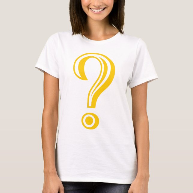 Question Mark Chiseled T-Shirt (Front)
