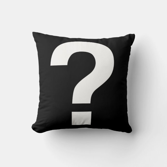 Question mark cushion (Front)