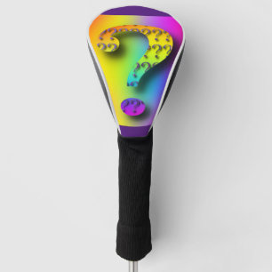Question Mark Golf Club Driver Cover