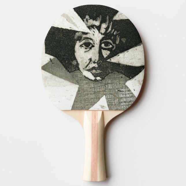 "Question Mark" Ping Pong Paddle (Back)