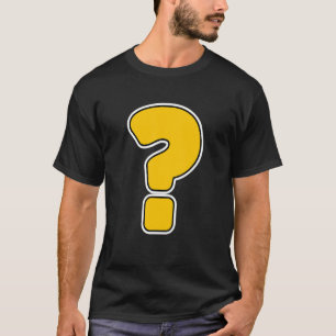 Question Mark Slogan Costume T-Shirt