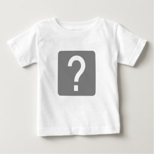 Question Mark Square Panel Baby T-Shirt