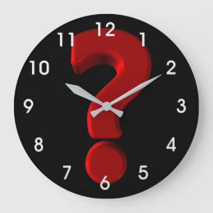 Question Mark Wall Clock