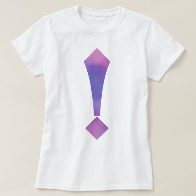 Question marks and exclamation marks T-Shirt (Design Front)