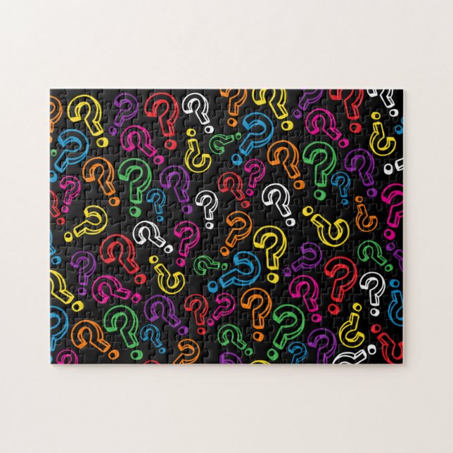 Question Marks Jigsaw Puzzle (Horizontal)