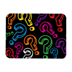 Question Marks Magnet