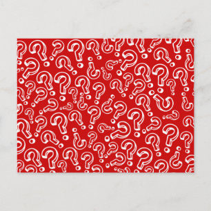 Question Marks Postcard