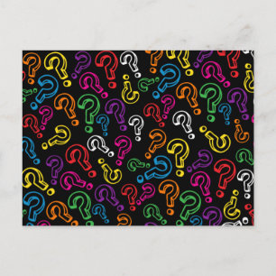 Question Marks Postcard