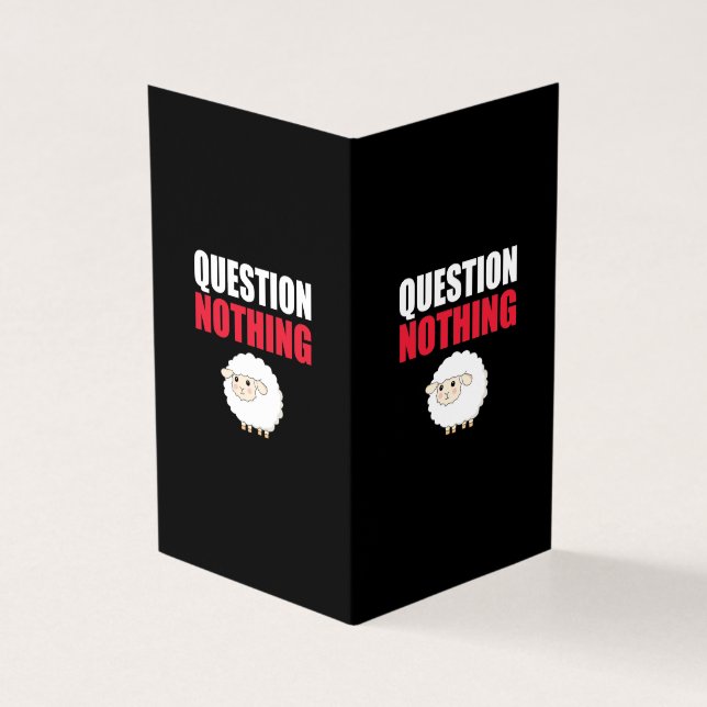 Question Nothing Sheep (Outside)