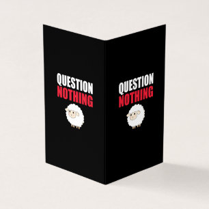Question Nothing Sheep