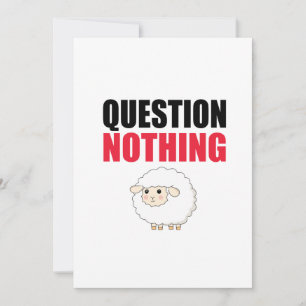 Question Nothing Sheep