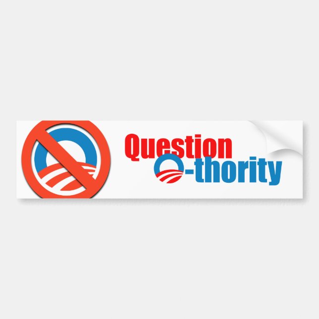 Question Othority Bumper Sticker (Front)