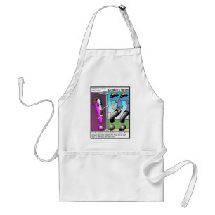 Question Police Funny Cartoon Gifts & Tees Standard Apron