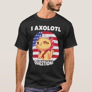 Questions Cute Axolotl Kids T-Shirt