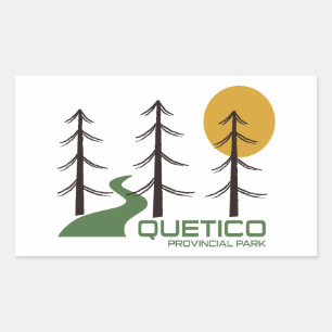 Quetico Provincial Park Trail Rectangular Sticker