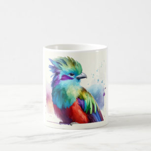 Quetzal Watercolor IREF286 - Watercolor Coffee Mug
