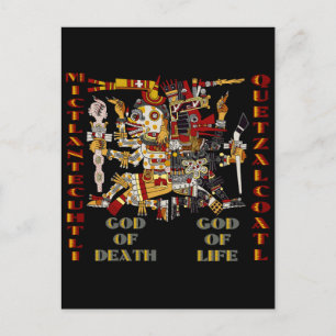Quetzalcoatl and Mictlantecuhtli Postcard