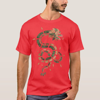 Quetzalcoatl Aztec Feathered Serpent Mayan Inca To T-Shirt