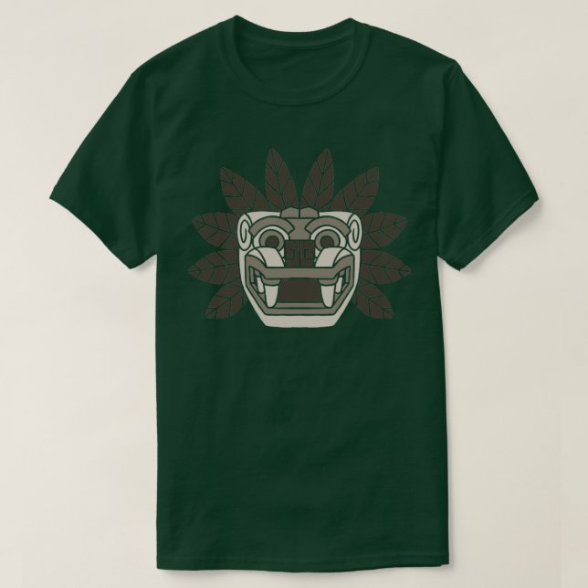 Quetzalcoatl Aztec Feathered Serpent Mayan Inca To T-Shirt (Design Front)