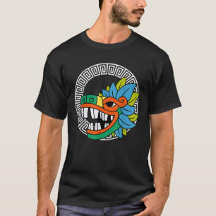 Quetzalcoatl Aztec Feathered Serpent Mayan Inca To T-Shirt