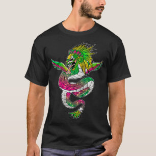 Quetzalcoatl Aztec Feathered Serpent Mayan Inca To T-Shirt